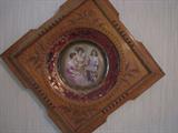 Portrait Plate in Oak Frame