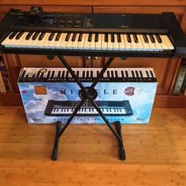 Keyboard with stand and box
