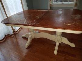 Table needs refinishing....$50