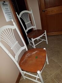 6 of these maple chairs - $25 each