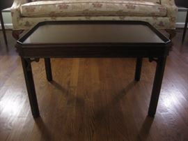 Small size mahogany coffee table.   $55