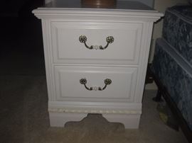 White Nightstand      $35