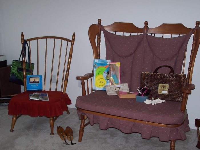 Early American Chair and Settee