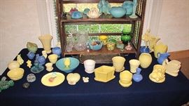 Lots of Van Briggle and other pottery.