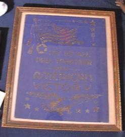 Glitter American Victory motto.