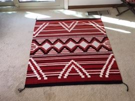 One of many Navajo rugs