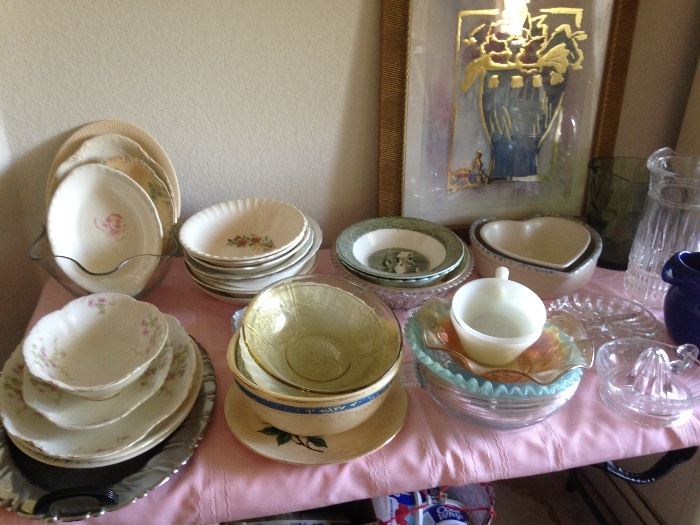 Old Vintage Bowls and Platters