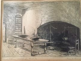 Alice E. Rumph Etching