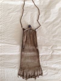 Sterling Silver Mesh Purse