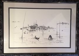 "Venezia", Print signed by artist