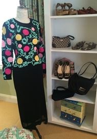 Carlisle Ribbon Decorated Sweater; Dressmaker's Form; Shoes & Bags