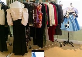 Womens' Clothing: Newer, Vintage & Forever: Gown by Wayne Clark, Lourdes Chavez Suit, Anne Klein, Etc., Sheared Mink Jacket