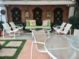 Custom Iron Day-bed and Furniture by Tropitone