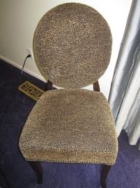 LOTS OF ANIMAL PRINT CHAIRS