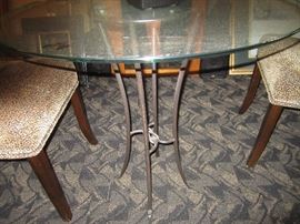 DINING ROOM SET AND CHAIRS