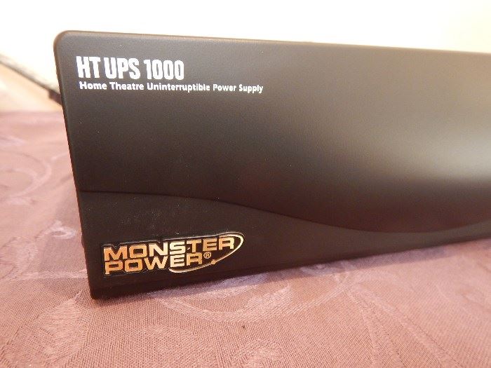 MONSTER POWER HT UPS 1000 HOME THEATRE UNINTERRUPTIBLE POWER SUPPLY-NEVER USED