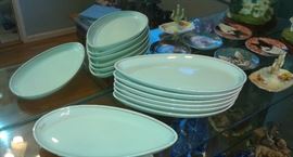 Vintage NASM Holland America Line Asparagus Dish (7 piece)