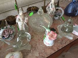 Crystal and decoratives