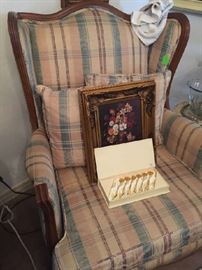 Vintage wingback chair 