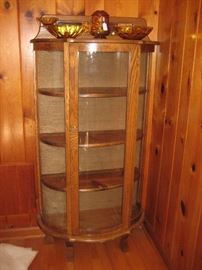 Oak Curio Cabinet