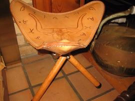 Leather Stool