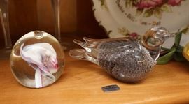 Art glass paperweights