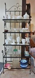 Another wrought iron bakers rack