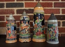 Vintage steins