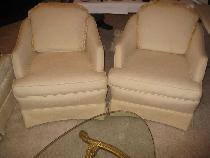 2 mid century chairs