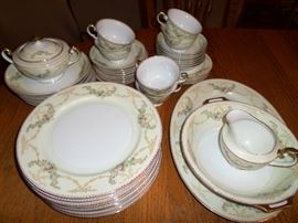 Vintage Set of Mieto Hand Painted China