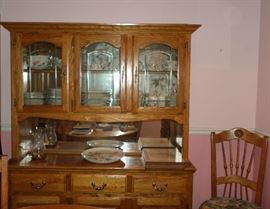 One of 2 China Cabinets (and there's a matching Dining Table & Chairs)