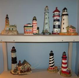 some of her lighthouse collection