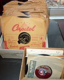 some of the 78's & 45's