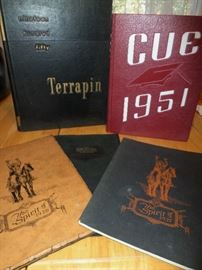 Group of vintage High School Annuals