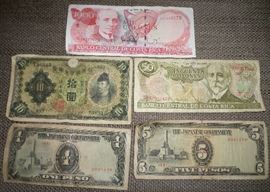 vintage bills from war years