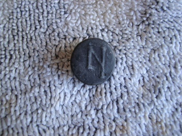 Napoleonic Button dug in Pensacola