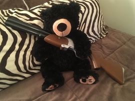 It ain't no fun when the bear's got the gun