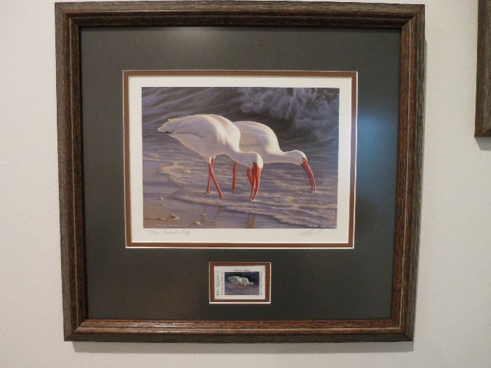 Artist Proof, James Hautman, Texas Parks & Wildlife Collector Stamp