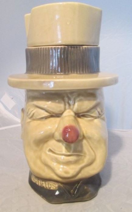 McCoy #153 W.C. Fields Cookie Jar
Condition: GOOD
Shipping: YES
Size: 7"x11"