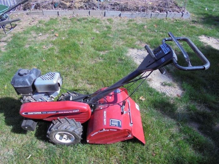 Craftsman Heavy Duty 6.5 HP 17inch Rear Tine Tiler (Has compression but no gas to start)
Condition: Good
Shipping: No
Size: See Pictures
Location: Shed