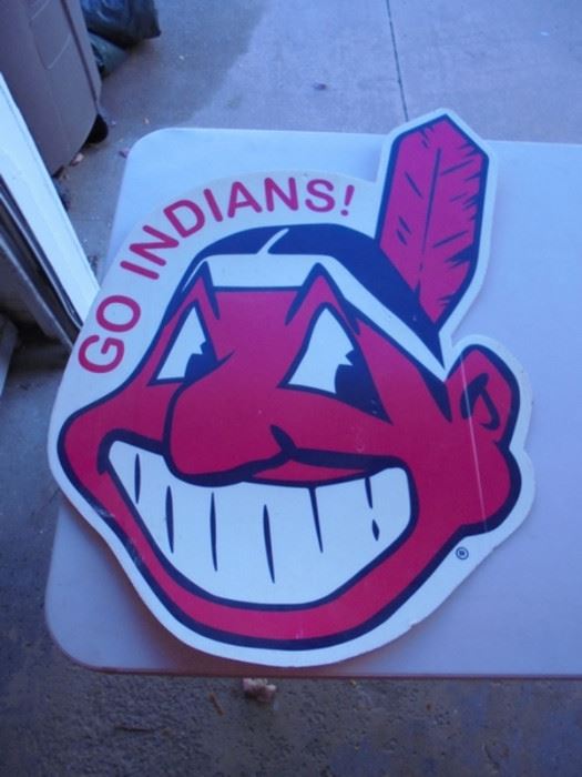 VIntage Corrugated Plastic Cleveland Indians Chief Wahoo Wall Hanging
Condition: Good
Shipping: No
Size: See Pictures
Location: Garage