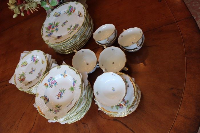Herend "Queen Victoria" dishes - service for 10