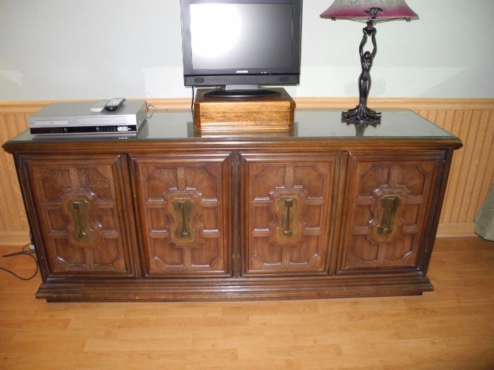 Large dresser, tv not for sale