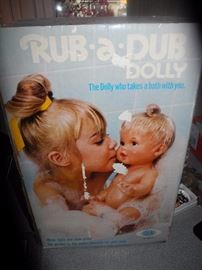 Vintage Rub a Dub dolly