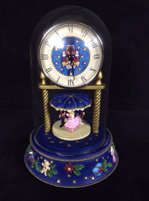 Nutcracker mantle clock