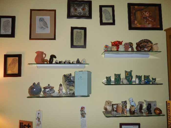 Collection of Cats, Owls