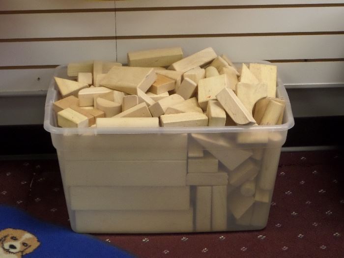 LOTS of wooden blocks!