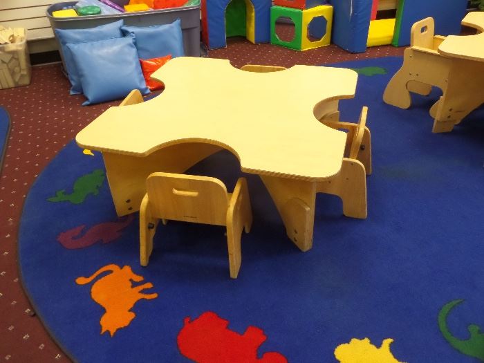 Lakeshore infant/toddler transition tables & chairs.