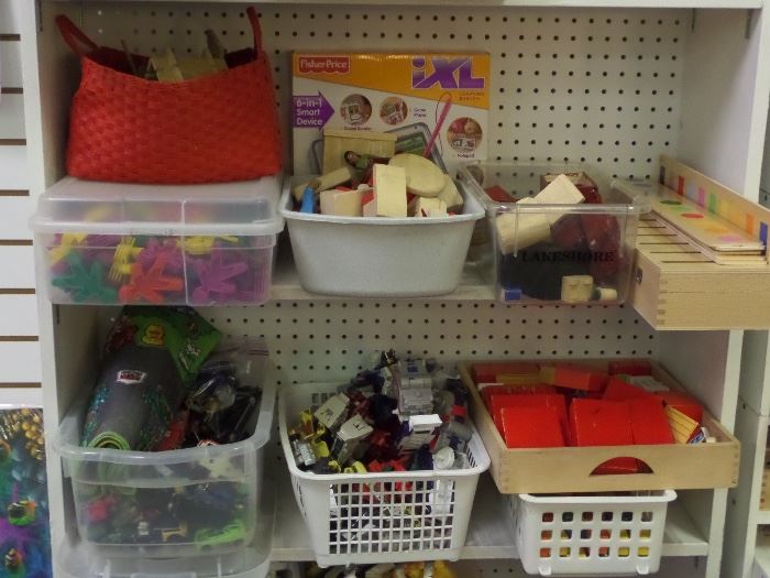 Everything has been sorted and organized!  Grab a basket and you are ready to teach:)