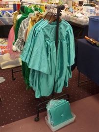 Preschool graduation gowns, hats, and dress up clothes:)